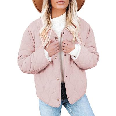 China Color QUICK DRY Pure Cotton Clothes Women's Autumn And Winter New Style Positive And Negative Casual Jackets Cotton Warm Women for sale