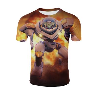 China QUICK DRY 3D printed new summer fashion shirt men's short sleeve T-shirt paladin image T-shirt for sale