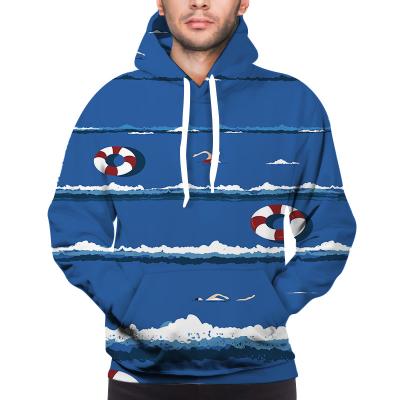 China Ocean Cartoon Figure Men's Clothing 3D Hooded QUICK DRY Long Sleeve Hoodie for sale