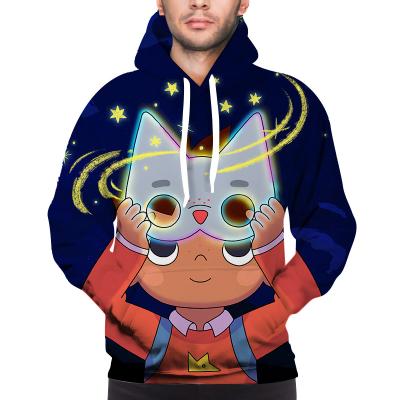 China QUICK DRY Mens 3D Hoodies and Sweatshirts Printed WOLFBOY Anime Hoodies for sale