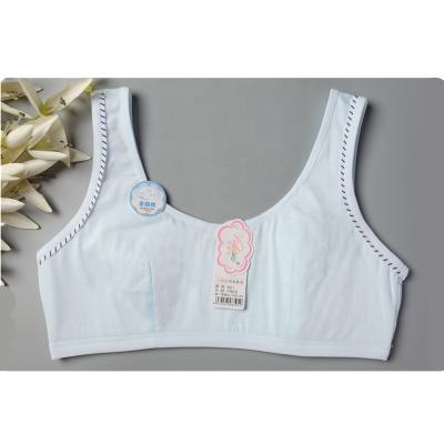 China Hot Selling Anti-static Cotton Breathable School Girls Teenage Bra for sale