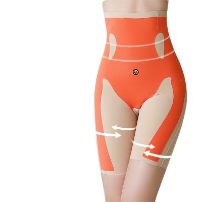 China Antibacterial Women Waist Tummy Control Panties Bodyshorts Seamless High Body Shaper for sale