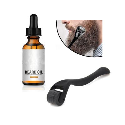 China Anti-Puffiness Derma Roller Beard Growth Kit For Men Titanium Beard Roller 0.3mm Microneedle Derma Roller for sale