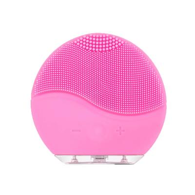 China For commercial & Home Use Equipment Soft Silicone Beauty Skin Massager Sonic Facial Cleansing Brush Wireless Waterproof Face Cleanser for sale