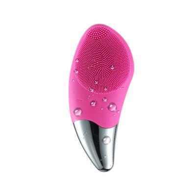 China Sonic Face Cleansing Brush Electric Portable Silicone Detergent DEEP CLEANSING Facial Brush for sale