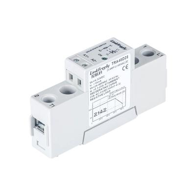 China TRA48D25 Single Phase Relay 25A SSR Input/Output 42-480VAC to AC 4-32VDC Solid State Sealed General Purpose Switch Board à venda