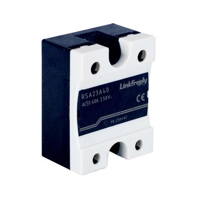 China 40A Miniature Triac Relay Sealed Flasher LED Solid State Trigger, Output 42-265VAC Input AC 90-250V AC SSR Module Relay Panel Switch for sale