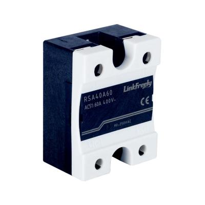 China Sealed 60A Mini Triac Single Phase AC Relay 90-250VAC Input/Output 42-440VAC Solid State AC to Zero AC Switching SSR Solid State Relay Module for sale