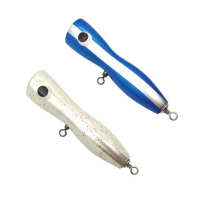 China Outdoor Water Fishing Lure Snap Lure Custom OEM 154mm 6.1in Wooden Topwater 68g Fishing Lures for sale