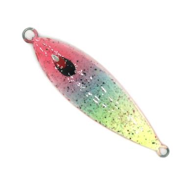 China New lead metal products lead lure 150g custom artificial luminous metal sea jig OEM bait building lures lumo for sale