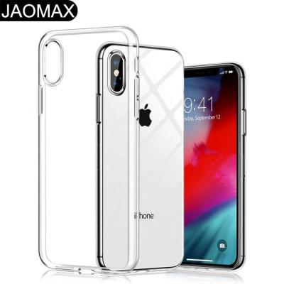 China Slim TPU Case Crystal Clear Soft TPU Cover For iPhone Xs Max Case Transparent Edge Slim Cases For iPhone Xs Max 6.5 for sale