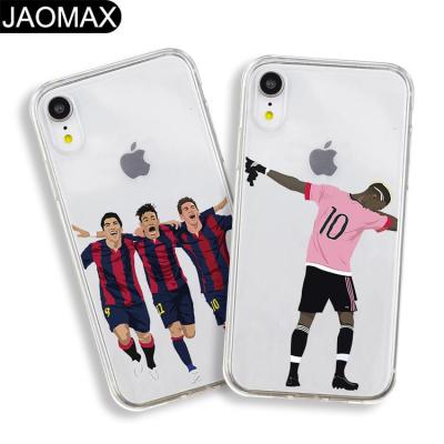 China Custom Soft Silicon Football Phone Back Cover Phone Case For iPhone X XS max XR 5s 6s 7 8 Plus Cell Phone Cover for sale