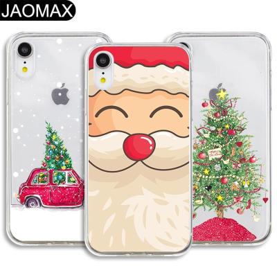 China Phone Cover Christmas Crystal TPU Back Case For iPhone Xs Max Xr 6 6s 7 8 Plus Cell Phone Accessories Factory In China Wholesale for sale