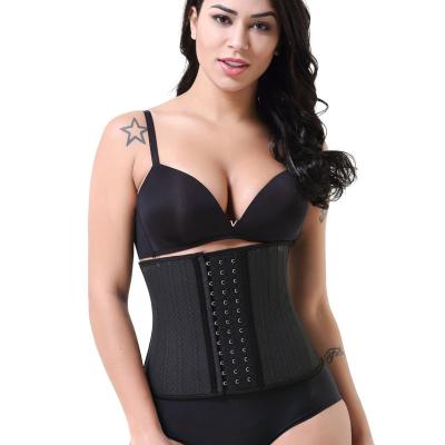 China Tops 2021 Antibacterial Selling New Design Curve Latex Waist Trainer 25cm Breathable 25 Steel Bone Corset for sale