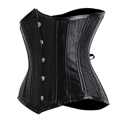 China Women's 26 Black Animal Private Label Cincher Waist Trainer Slim Trainer Antibacterial Steel Shaper Corset Waist Trainer for sale