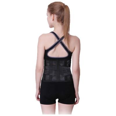 China Popular Adjustable Neoprene Back Brace Waist Trainer Trimmer Belt Waist Lumbar Support Brace For Women Men for sale