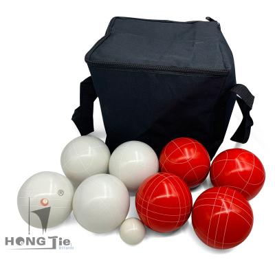 China Entainment Hongjie Billiard Outdoor Game Bocce Ball Resin Material for sale