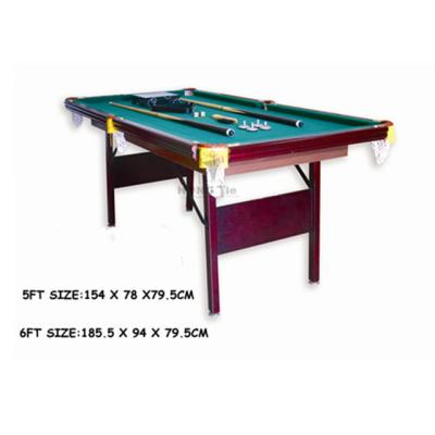 China Cotton Netting Pool Table Wood Table, Billiard Table, 5ft Billiard Table for sale