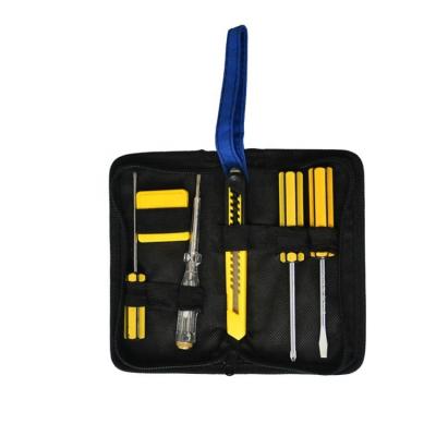 China Hot Selling Household Hardware Tool Set Kit Daily Combination of 7 Pieces Convenient Storage Household Maintenance Tool for sale