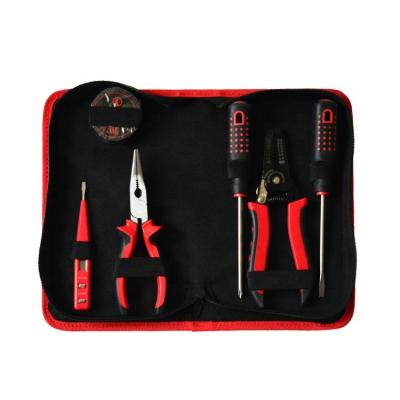 China Wholesale Factory Price DIY Tools Hardware Convenient Storage Daily Repair Tool Kit With Canvas Tool Bag for sale