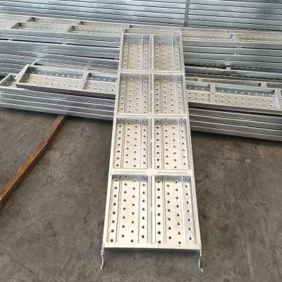 China Y Scaffolding Platform Traditional Construction Galvanized Steel Plank For Frame Scaffolding Steel Plank With Hook for sale