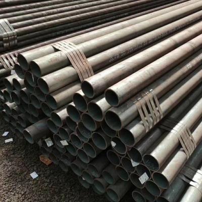 China Liquid Carbon Steel Pipe ASTM A53 A500 ERW Pipe Construction Black Carbon Steel Tube for sale