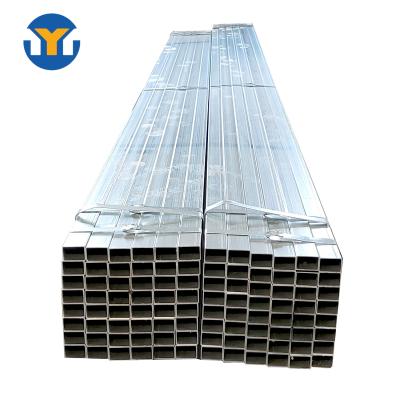 China Hollow Structure Pipe Y Section Steel Pipe Galvanized Rectangular Square Steel Pipe Tube Gi Square Steel Pipe Tube for sale