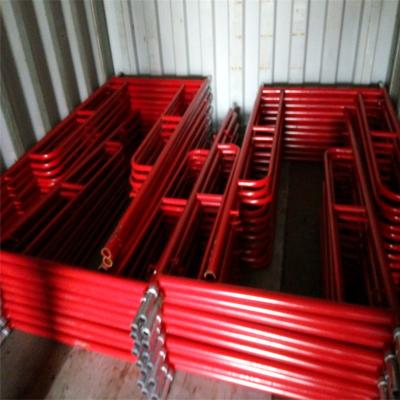 China Industrial Scaffolding Material Steel Frame Accessories Scaffold Frame For Construction for sale