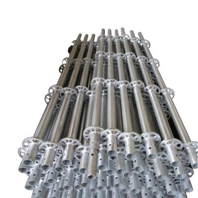 China Traditional Y Construction Galvanized Ringlock Scaffolding System Shoring Steel Prop Plate Ringlock Scaffolding for sale