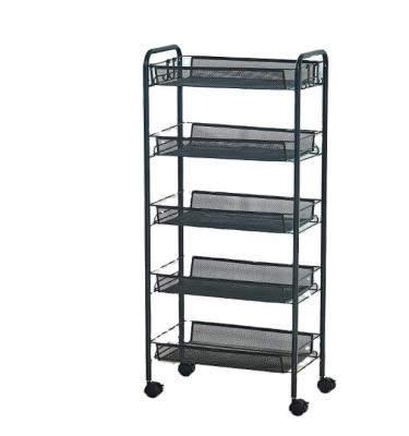 China Multifunctional Rolling Shelf Trolley for sale