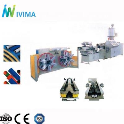 China Plastic PIPE PE PP PVC Single Wall Corrugated Pipe Making Machine / Production Line / Extruder for sale