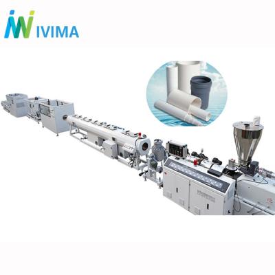 China PUFF PVC Pipe Extrusion Line / Plastic Netting Machine For Water Supply Te koop