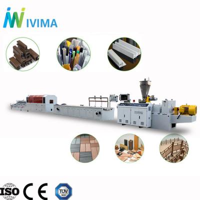 China Profile UPVC PVC Profile Making Machine / Production Line / Extrusion Plant For Window And Door Frame for sale