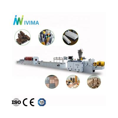 China Rotating Profile High Performance Pvc Profile Counter Making Machine Tapered Twin Screw Pvc Profile Making Machine Te koop