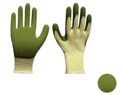 China Latex coated gloves,10G high grade T/C liner,latex sandy finsh for sale