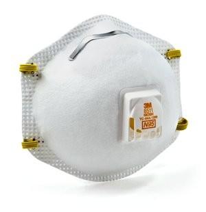 China 3M 8511 N95 Particulate Respirator, Cool Flow Valve,Non-Oil, Adjustable M nose clip for sale