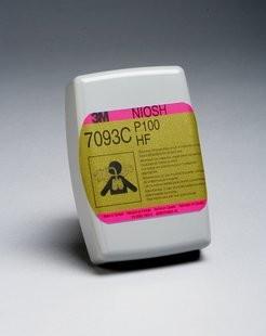 China 3M Hydrogen Fluoride Cartridge/Filter 7093C, P100 Respiratory Protection for sale