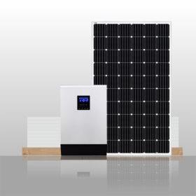 China Van Zonnestelsel van het Net Photovoltaic Huishouden met Lood Zure Batterij Te koop