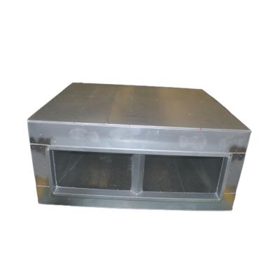 China High Quality Micro Perforated Double Layer Plate Construction Duct Mounted Sound Attenuator for sale