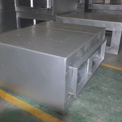 China Yaoan OEM Customized Size Perforation Sound Attenuator Construction Duct Mounted Sound Attenuator for sale