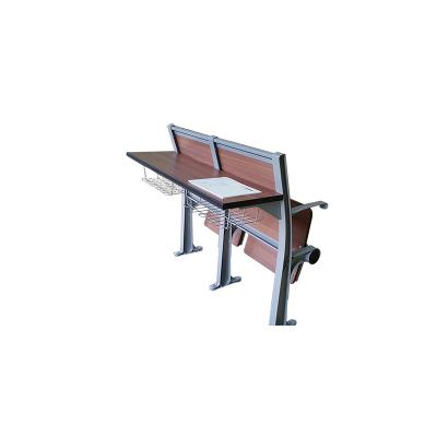 China Environmental Friendly Student Desk Chair With Red Folding Table School Desks Chairs For Sale for sale