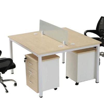 China Eco-friendly Modern Glass Top Desk Office Workstation L Shaped Modern Glass Top Desk Office Workstation for sale