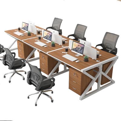 China Eco-friendly Modern Office Computer Workstation Staff Office Modern Workstation for sale