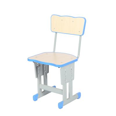 China Modern School Furniture Wholesale Height Adjustable Wooden Student Desk Chair for sale