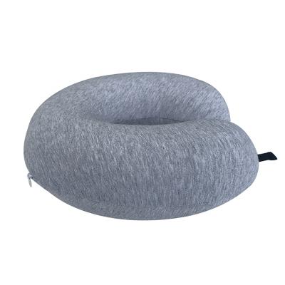 China Anti Dust Mite Office Orthopedic Travel Airplane Natural Latex Foam U Shape Neck Pillow for sale