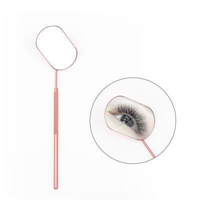 China XIUSUZAKI Stainless Steel Checking Mirror Only For Professional Eyelash Extension Makeup Tool Dental Mirrors Lip Make Up Tools Eyelash Extension Mirror for sale