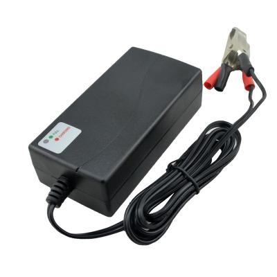 China Standard Lead Acid Battery Charger SLA GEL Battery 6V 12V 1.8A Dual Output Charger for sale