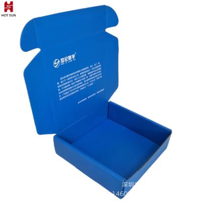 China Handmade Printed Custom Corrugated Mailer Boxes With Small Logo Shoes Packaging Shipping Carton for sale