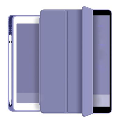 China Solid TPU Tablet Covers with Pencil Holder Wholesale Slim Auto Wake TPU Tablet Covers for iPad Mini 6 Air 4 Case with Pencil Holder for sale