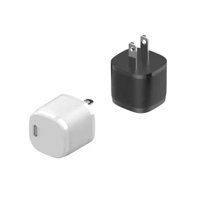 China Durable Universal Type C Mini Wall Travel Charger Mobile Phone PD 20W Fast Charging Adapters for sale